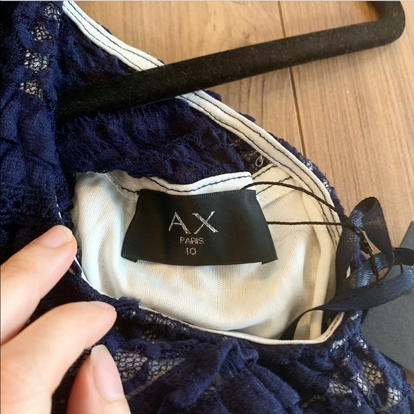 AX Paris blue lace layered skater dress NWT - Picture 10 of 10